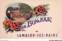 AAFP4-34-0339 - Un Bonjour De LAMALOU-LES-BAINS - Lamalou Les Bains