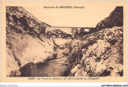 AAFP1-34-0040 - Environs De Ganges - Le Pont Du Diable A ST-GUILHEM-LE-DESERT - Ganges