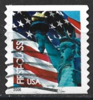 United States 2005. Scott #3968 (U) Flag And Statue Of Liberty - Used Stamps
