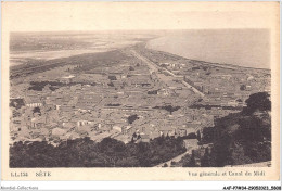 AAFP7-34-0606 - SETE - Vue Générale Et Canal Du Midi - Sete (Cette)