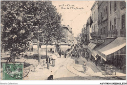 AAFP7-34-0579 - CETTE - Rue De L'Esplanade - Café Des Allées, Commerces - Sete (Cette)