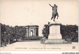 AAFP6-34-0498 - MONTPELLIER - La Statue De Louis XIV Et Le Château D'Eau - Montpellier