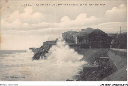 AAFP5-34-0448 - CETTE - Le Stand La Cettois Envahi Par La Mer Furieuse - Sete (Cette)