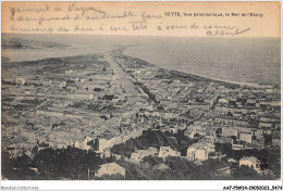 AAFP5-34-0440 - CETTE - Vue Panoramique La Mer Et L'Etang - Sete (Cette)
