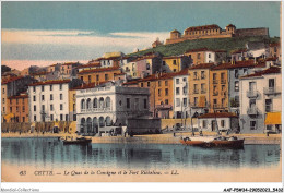 AAFP5-34-0419 - CETTE - Le Quai De La Consigne Et Le Fort Richelieu - Sete (Cette)