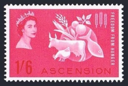 Ascension 89, Hinged. Michel 89. FAO 1963. Freedom From Hunger Campaign. - Ascension (Ile De L')