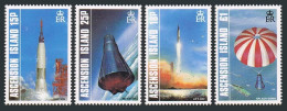 Ascension 420-423, MNH. Michel 429-432. 1st Manned Space Flight, 25th Ann. 1987. - Ascensión