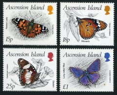 Ascension 426-429, MNH. Michel 439-442. Butterflies, 1987. - Ascension