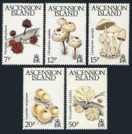 Ascension 323-327,MNH.Michel 332-336. Mushrooms 1983. - Ascension (Ile De L')