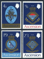 Ascension 126-129,129a, MNH. Mi 126-129,Bl.1. Naval Arms 1969. Eagle,Snake,Fish. - Ascensión