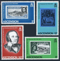 Ascension 247-250,MNH.Michel 249-252. Sir Rowland Hill 1979.Ship. - Ascension