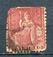 Trinidad  1860, SG 46,  £55, Perf  Britannia, Pin Perforation On 1 Side .YT 13 - Trindad & Tobago (...-1961)