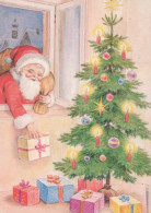 BABBO NATALE Natale Vintage Cartolina CPSM #PAK185.A - Santa Claus
