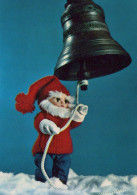 WEIHNACHTSMANN SANTA CLAUS WEIHNACHTSFERIEN Vintage Postkarte CPSM #PAK056.A - Santa Claus