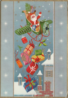 BABBO NATALE Natale Vintage Cartolina CPSM #PAJ978.A - Santa Claus