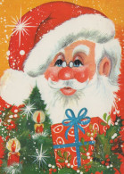 PÈRE NOËL NOËL Fêtes Voeux Vintage Carte Postale CPSM #PAJ806.A - Santa Claus