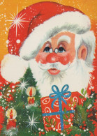 BABBO NATALE Natale Vintage Cartolina CPSM #PAJ805.A - Santa Claus