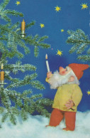 SANTA CLAUS CHRISTMAS Holidays Vintage Postcard CPSMPF #PAJ458.A - Santa Claus