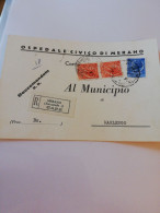 58C) Storia Postale Cartoline, Intero, Ospedale Civico Di Merano - Marcophilia