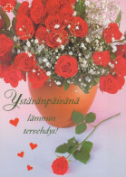 FLOWERS Vintage Postcard CPSM #PBZ904.A - Blumen