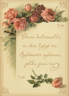 FLOWERS Vintage Ansichtskarte Postkarte CPSM #PBZ668.A - Blumen