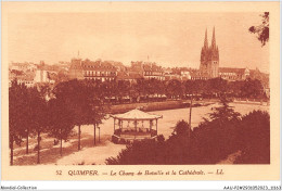 AAUP2-29-0090 - QUIMPER - Le Champ De Bataille Et La Cathedrale - Quimper