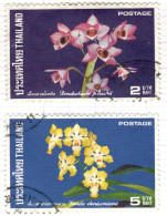 T+ Thailand 1975 Mi 765 767 Orchideen - Tailandia