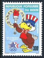 Benin C318, MNH. Michel . Olympics Los Angeles-1984. Sam The Eagle, Mascot. - Benin - Dahomey (1960-...)