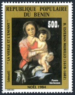 Benin C327, MNH. Michel . Christmas 1984. Virgin And Child By Murillo. - Bénin – Dahomey (1960-...)