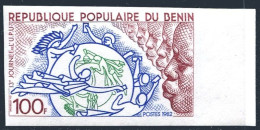 Benin 534 Imperf, MNH. Michel 297B. 13th World UPU Day, 1982. - Bénin – Dahomey (1960-...)