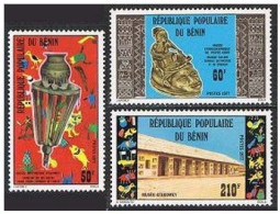Benin 382-384, MNH. Michel 109-111. Guelege Mask. Jar, Emblem Of King Ghezo. - Benin – Dahomey (1960-...)