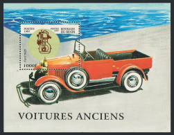 Benin 993, MNH. Michel 1069 Bl.43. Antique Automobiles 1997. 1928 Ford. - Bénin – Dahomey (1960-...)