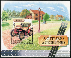 Benin 1107, MNH. Michel 956 Bl.30. Antique Automobiles, 1998. 1904 Piccolo. - Benin – Dahomey (1960-...)