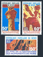 Benin 453-455, MNH. Michel 203-205. UNESCO Campaign: Save Nubian Monuments, 1980 - Bénin – Dahomey (1960-...)