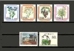 Açores  1982-88  .-   Y&T  Nº   338/341-342-379   ** - Azores