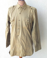 Camicia Kaki Esercito Italiano Primissimo Modello Anni '50 Originale Rara Tg. L - Uniforms