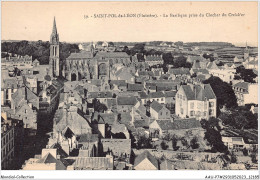 AAUP7-29-0601 - SAINT-POL-DE-LEON - La Basilique Prise Du Clocher  Du Creisker - Saint-Pol-de-Léon