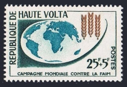 Burkina Faso B2 Block/4,MLH/MNH.Mi 115. FAO Freedom From Hunger Campaign,1963. - Burkina Faso (1984-...)