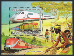 Burkina Faso 770, MNH. Mi 1086 Bl.120. Electric Train, Series 290 Diesel, 1986. - Burkina Faso (1984-...)