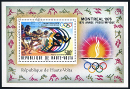 Burkina Faso C230,CTO.Michel 616 Bl.40. 1975 Pre Olympics Montreal-1976.Sprint. - Burkina Faso (1984-...)