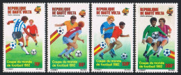 Burkina Faso C268-C271,MNH.Michel 866-869. World Soccer Cup Spain-1982. - Burkina Faso (1984-...)