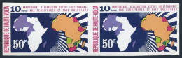 Burkina Faso 226 Imperf Pair,MNH.Mi 323B.Independence To Colonial Territories. - Burkina Faso (1984-...)
