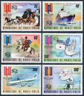 Burkina Faso 339-341,C197-C199,MNH.Michel 532-537. UPU-110 Overprinted,1974. - Burkina Faso (1984-...)