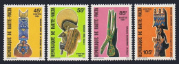 Burkina Faso 560-563, MNH. Michel 824-827. Ceremonial Masks, 1981. - Burkina Faso (1984-...)