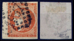 France N° 48 BdF Gauche Obl. GC - Signé Calves - Cote + 160 Euros - TTB Qualité - 1870 Uitgave Van Bordeaux