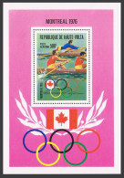 Burkina Faso C233,MNH.Michel 622 Bl.41. Olympics Montreal-1976.Men Sculls. - Burkina Faso (1984-...)