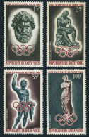 Burkina Faso C14-C17,C17a,MNH.Mi 148-151,Bl.1.Olympics Tokyo-64.Greek Sculptures - Burkina Faso (1984-...)