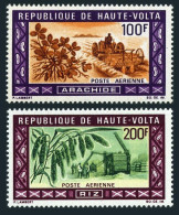 Burkina Faso C73-C74,MNH.Michel 278-279. Agriculture 1969.Peanuts,Rice. - Burkina Faso (1984-...)