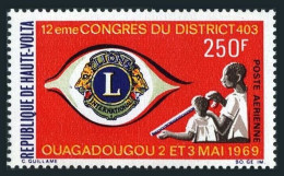 Burkina Faso C65,MNH.Michel 261. Lions International,12th Congress,1969. - Burkina Faso (1984-...)