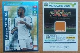 AC - RAHEEM STERLING  ENGLAND  UEFA EURO 2020  PANINI FIFA 365 2019 ADRENALYN TRADING CARD - Trading-Karten